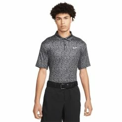 Nike Gents Dri-FIT Tour Camo Polo Shirt Iron Grey - White (068)