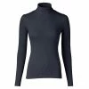 Daily Sports Ladies Maggie Long Sleeve Roll Neck Dark Blue