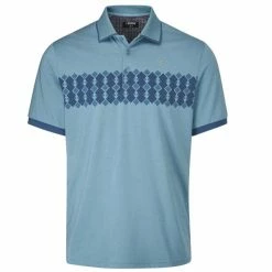 Farah Gents Addison Polo Shirt Teal - Dusky Blue