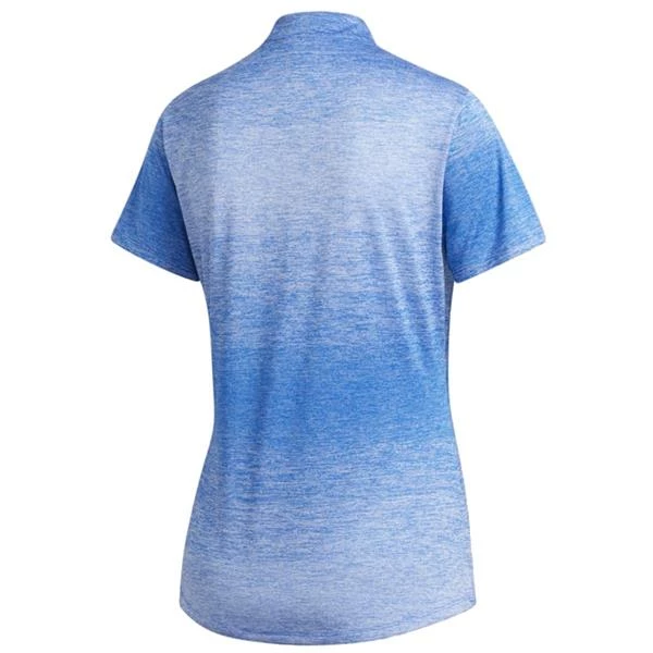 ADIDAS Ladies Gradient SS Polo Glory Blue - Image 2