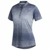 ADIDAS Ladies Gradient Polo Shirt Sky - Tint