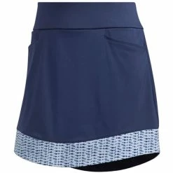 ADIDAS Ladies Ultimate 365 Printed Knit Skirt Tech Indigo