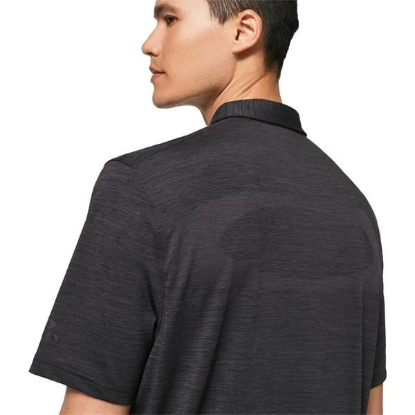 Oakley Gents Contender Polo Shirt Blackout Heather 09G - Image 6