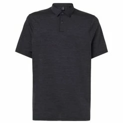 Oakley Gents Contender Polo Shirt Blackout Heather 09G