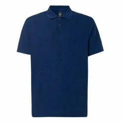 Oakley Gents Hexad TN Protect Polo Shirt Poseidon 6A1