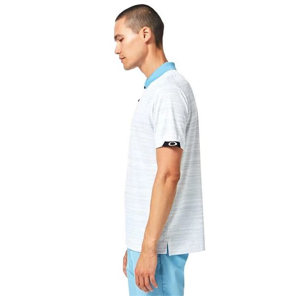 Oakley Gents Gravity Pro Stripe Polo Shirt White - Image 6