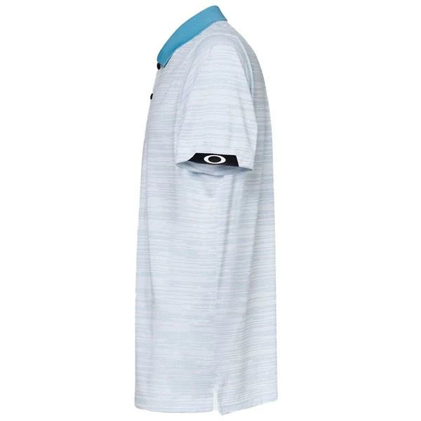 Oakley Gents Gravity Pro Stripe Polo Shirt White - Image 3