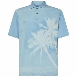 Oakley Gents Reduct Polo Shirt Stonewash Blue (6EK)