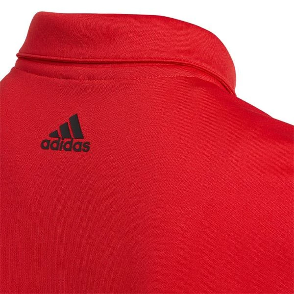 ADIDAS Junior - Boys 3-Stripes Polo Shirt Collegiate Red - Image 4