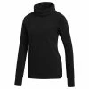 ADIDAS Ladies Fleece Mock Neck Pullover Black