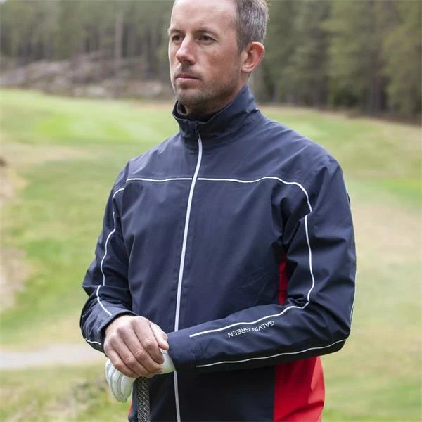 Galvin Green Gents Ace GORE-TEX® Jacket Navy - White - Red - Image 4
