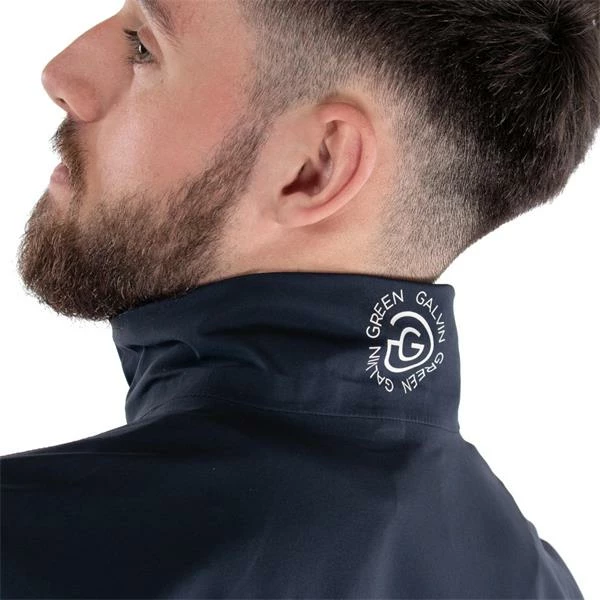 Galvin Green Gents Abe ½ Zip Paclite GORE-TEX Jacket Navy - White - Red - Image 4