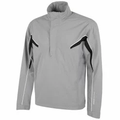 Galvin Green Gents Abe ½ Zip Paclite GORE-TEX Jacket Sharkskin - Black - White
