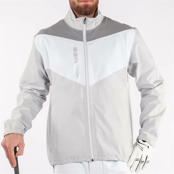Galvin Green Gents Armstrong GORE-TEX Paclite Jacket Cool Grey - White - Sharkskin - Image 3