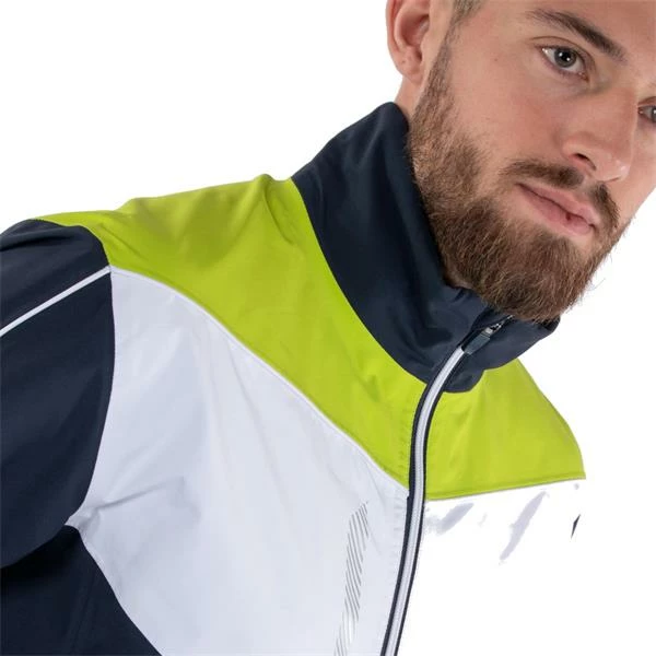 Galvin Green Gents Armstrong GORE-TEX Paclite Jacket Navy - White - Lime - Image 4