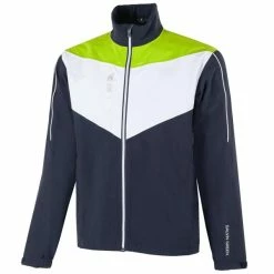 Galvin Green Gents Armstrong GORE-TEX Paclite Jacket Navy - White - Lime