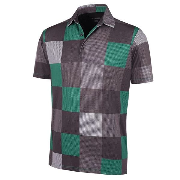 Galvin Green Gents Mac Ventil8+ Polo Shirt Green - Black