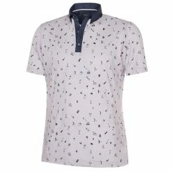 Galvin Green Gents Miro Shirt Cool Grey - Navy (73)