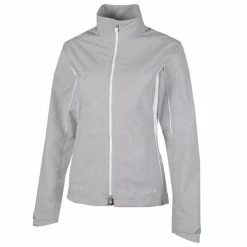 Galvin Green Ladies Aila Paclite Jacket Cool Grey - White