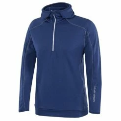 Galvin Green Junior - Boys Rob Insula ½ Zip Top Blue - White (30)