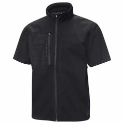 Galvin Green Gents Alvin Waterproof GORE-TEX Paclite Short Sleeve Jacket Black