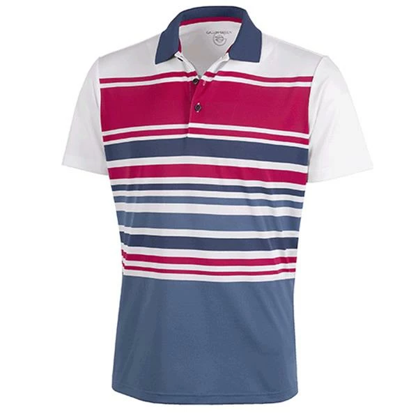 Galvin Green Gents Miguel Shirt V8 White - Barberry - Fade