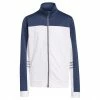 ADIDAS Junior - Boys Full Zip 3-Stripes Jacket Crew Navy