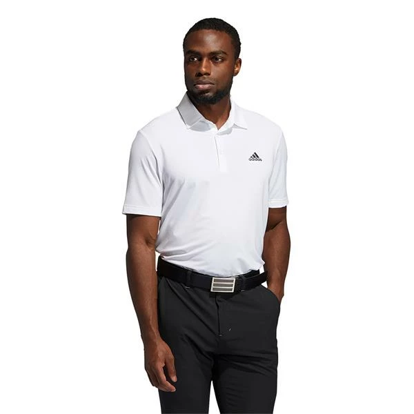 ADIDAS Gents Ultimate365 Solid Left Chest Polo Shirt White - Image 3