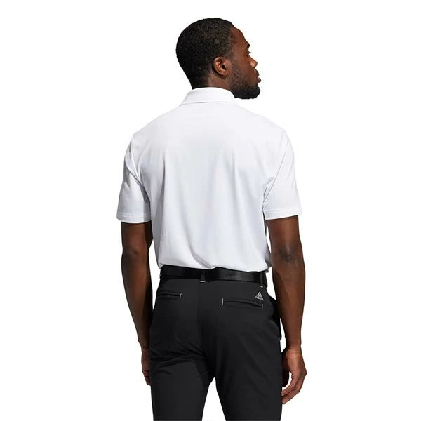 ADIDAS Gents Ultimate365 Solid Left Chest Polo Shirt White - Image 4