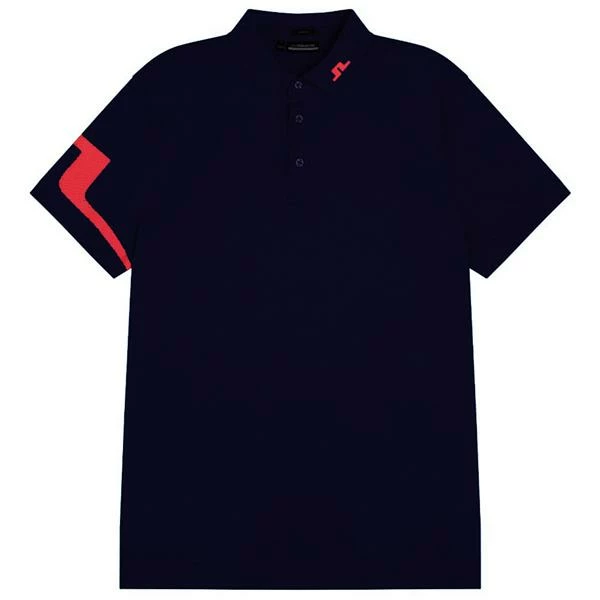 J.Lindeberg Gents Heath Regular Fit Polo Navy