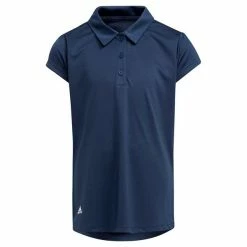 ADIDAS Junior - Girls Performance Primegreen Polo Shirt Crew Navy