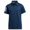 ADIDAS Junior - Boys 3-Stripe Polo Shirt Crew Navy