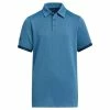 ADIDAS Junior - Boys Pique Polo Shirt Blue Rush