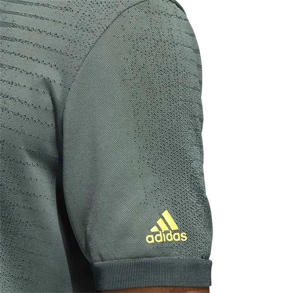 ADIDAS Gents Statement Seamless Polo Shirt Shadow Green - Trace Green - Image 6