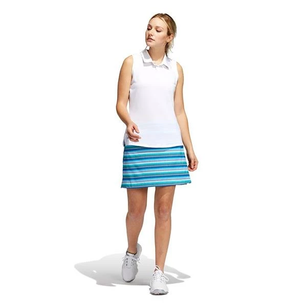 ADIDAS Ladies Ultimate 365 Printed Skort Crew Navy - White - Image 5