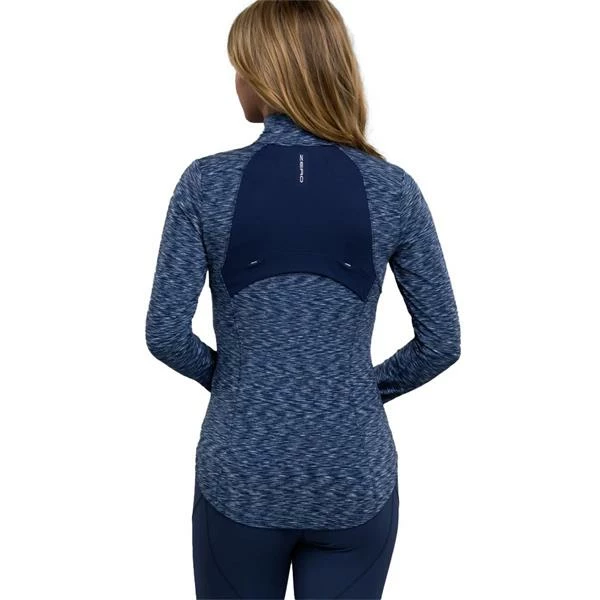 Zero Restriction Ladies Shae Zip Mock Storm - Image 2