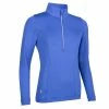 Glenmuir Ladies Carina Zip Neck Shaped Panel Performance Midlayer Tahiti