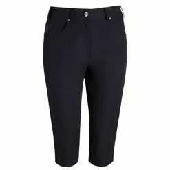 Glenmuir Ladies Phoebe Lightweight Pedal Pushers Black