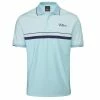 Oscar Jacobson Gents Chalfort Tech Performance Polo Shirt Cool Blue - Navy