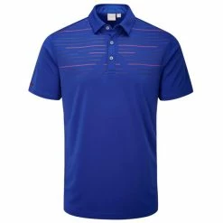 Ping Gents Portman Polo Shirt Blue Surf - Navy