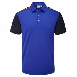 Ping Gents Malvern Polo Shirt Blue Surf - Navy