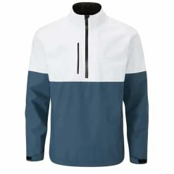 Ping Gents SensorDry Pro ½ Zip Waterproof Jacket Stormcloud - White SCW