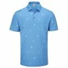 Ping Gents Two Tone Polo Shirt Danube
