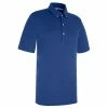 ProQuip Gents Pro Tech Mini Jacquard Polo Shirt Royal Blue