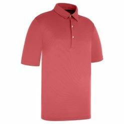ProQuip Gents Pro Tech Pin Dot Polo Shirt Crimson