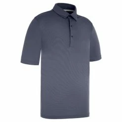 ProQuip Gents Pro Tech Pin Dot Polo Shirt Navy