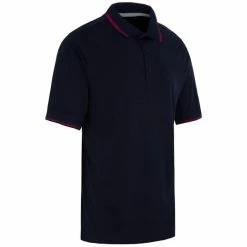 ProQuip Gents Sub 7 Plain Polo Navy Festival