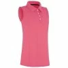 ProQuip Ladies Pro Tech Sleeveless Polo Fushia