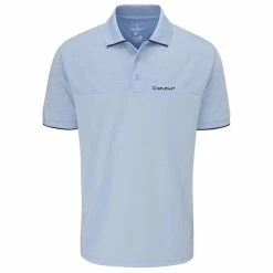 Stuburt Gents Shipley Polo Shirt Sky Marl