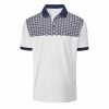 Stuburt Gents Monarch Polo Shirt White - Midnight